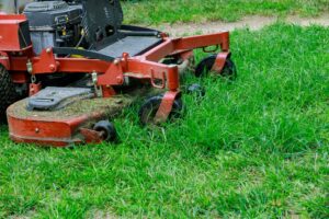 commercial grade lawn mower owned buy someone with a landscaping business license 